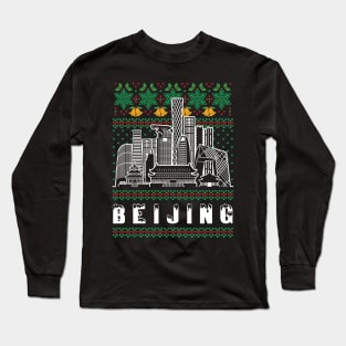 Beijing China Ugly Christmas Long Sleeve T-Shirt